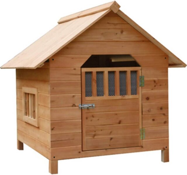 Best Splurge: Weatherproof Large Dog Kennel Outdoor Wooden Dog House