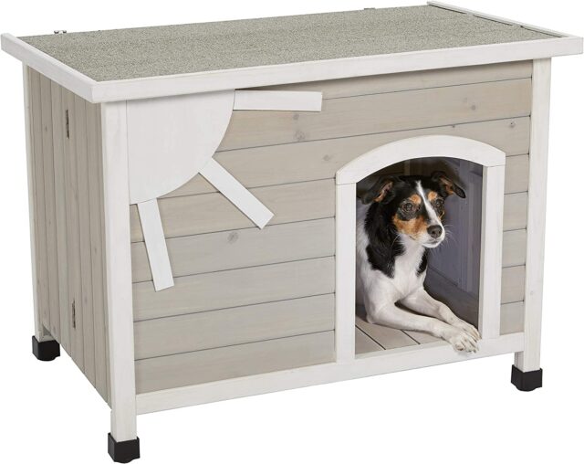 The Best Insulated Outdoor Dog House: MidWest Homes for Pets Eillo Folding Outdoor Wood Dog House