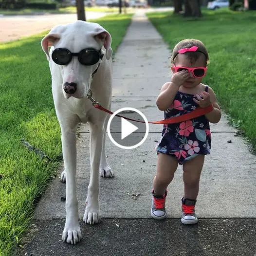 The Profound Bond: Visually Impaired 5-Year-Old and Her Dog Inspire Admiration Across the Online Community